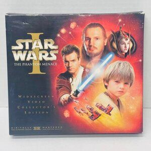 2000 Star Wars Episode 1 The Phantom Menace VHS Widescreen Collectors Edition